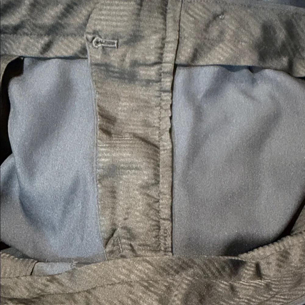 Louis Raphael Men's Dress Pants 44x32 Dark Charcoal Hidden Extension Waistband